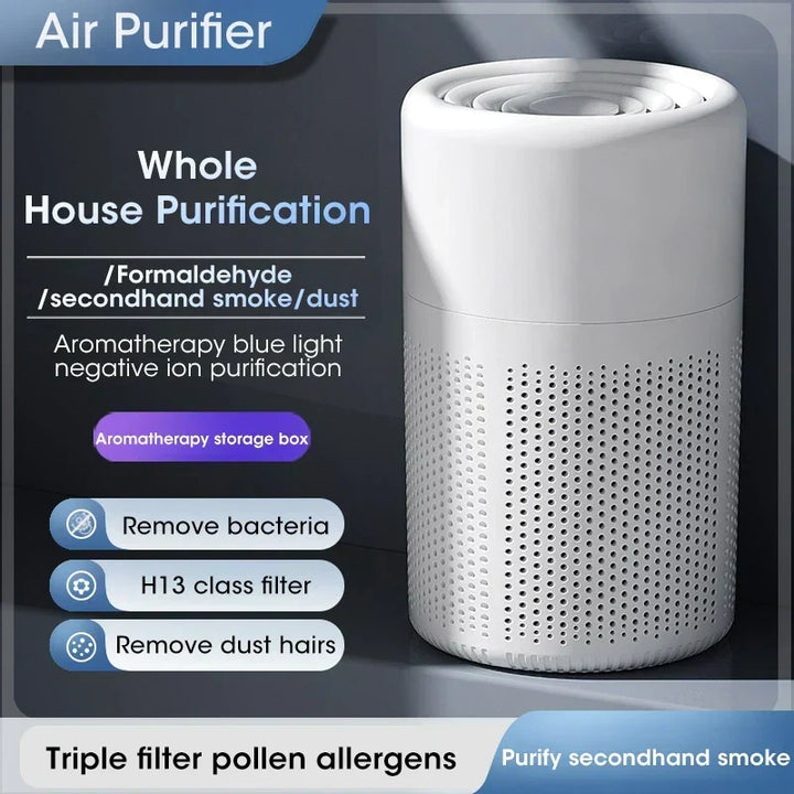 Kompakt luftrenare med HEPA-filter - BreezeMini