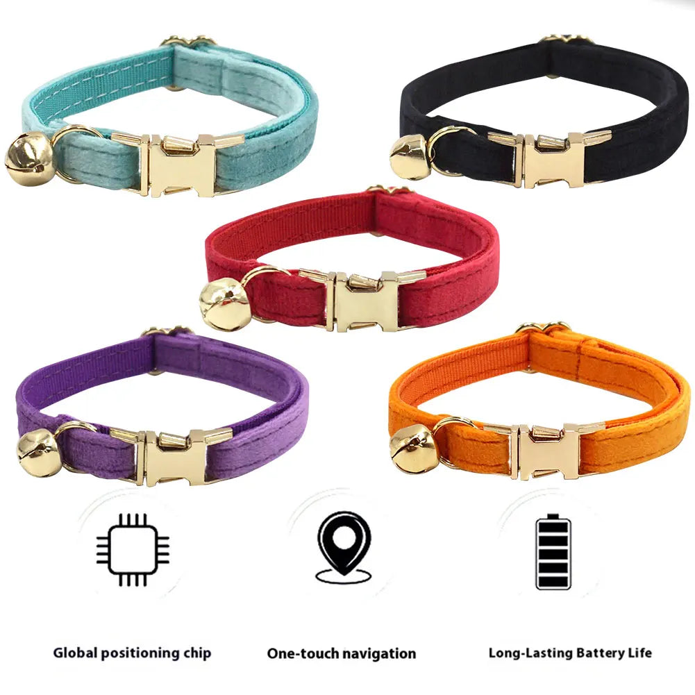 Pet Tracker Mini – Smart Bluetooth Djur Locator med Halsband och Klocka