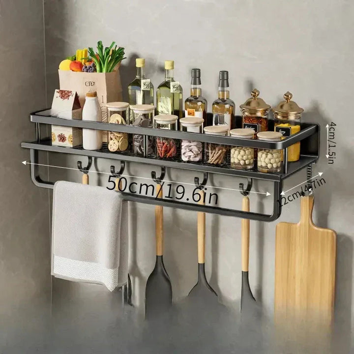 KitchenStyle – Elegant Vägghylla för ett Organiserat Kök