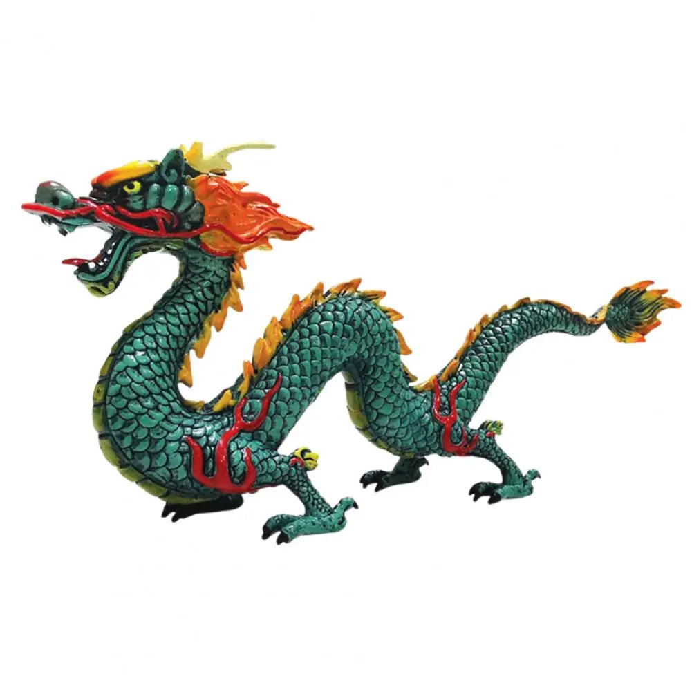 Livlig Kinesisk Drak Feng Shui Skulptur