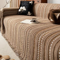 Sahara Style Plush Boho Sofföverdrag Filt
