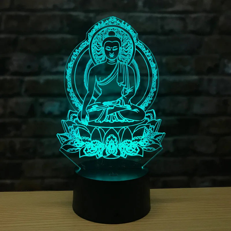 EnlightenGlow - Buddha 3D Lampa