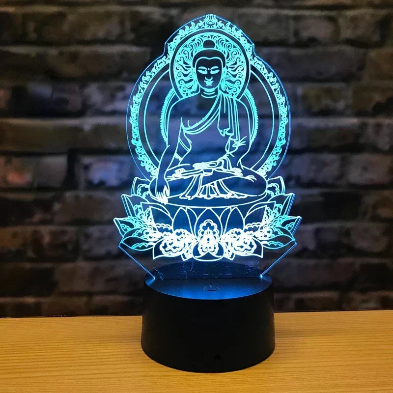 EnlightenGlow - Buddha 3D Lampa