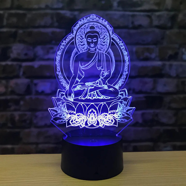 EnlightenGlow - Buddha 3D Lampa