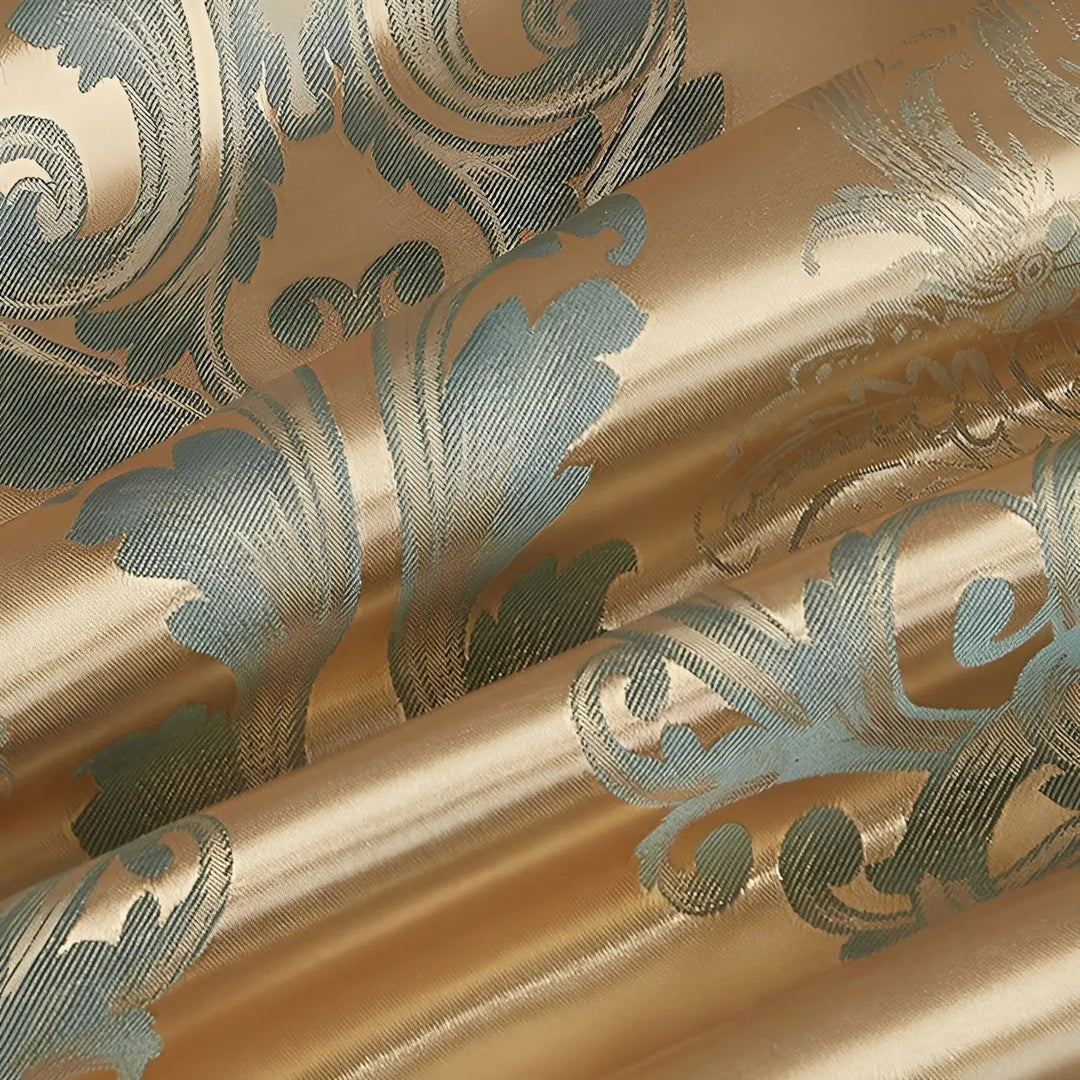 Chic Satin Jacquard Duvet Cover för Lyxigt Sovrum