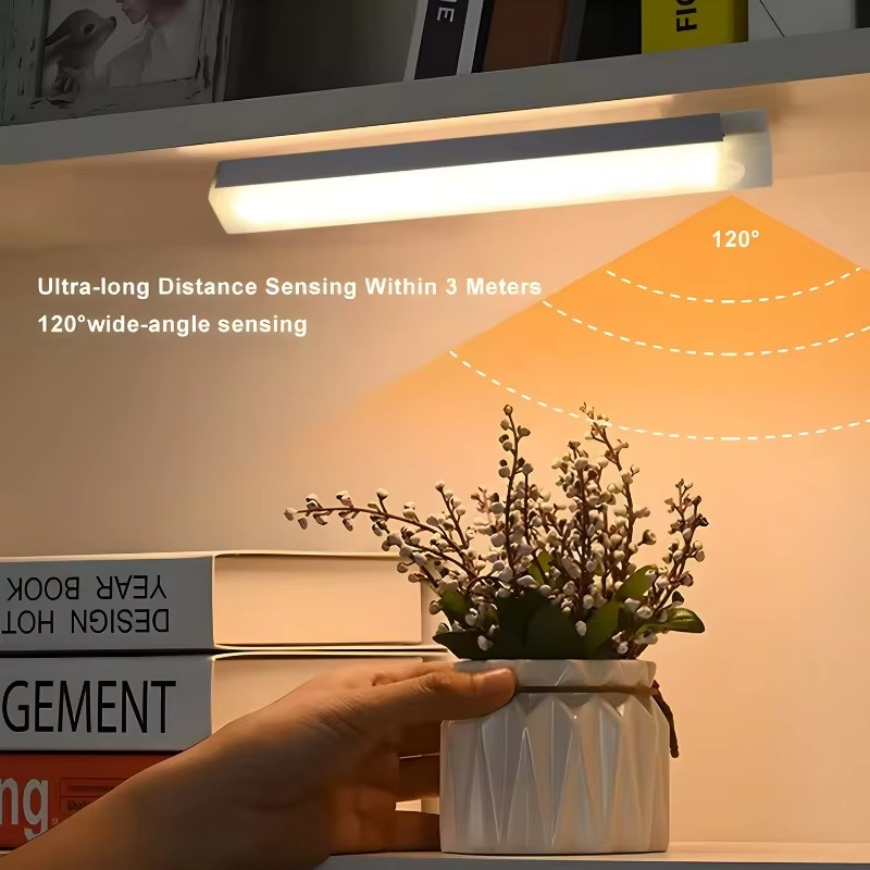 Smart Sensor LED Nattljus - Rörelsesensor, Dimmbar &amp; Uppladdningsbar