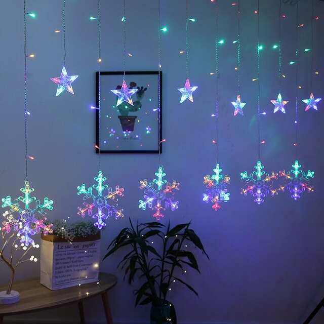 Solmåne Stjärnlampa LED Ljusdekoration