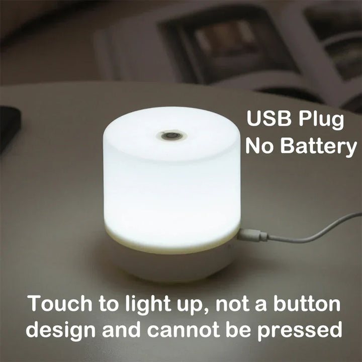Kreativ USB Nattdukslampan - Touch-Dimmbar LED Nattljus för Sovrum &amp; Studentbostad