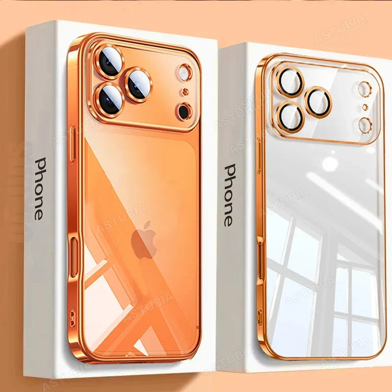 Stötsäker Lyxpläterad iPhone Fodral