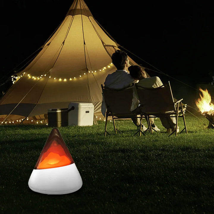 Trådlös LED Isberg Nattlampa – Modern Design för Avkopplande Belysning
