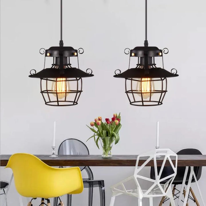 Norah Retro-Industriell Hängande Lampa