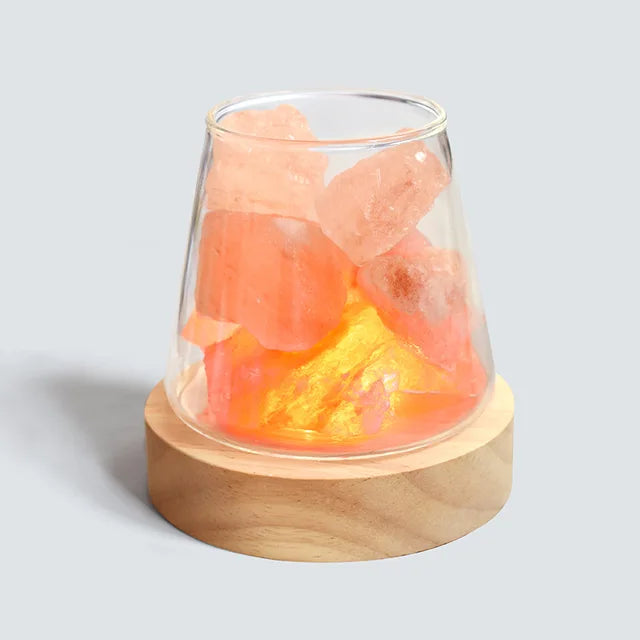 Himalaya Saltlampa - Kristall Nattlampa &amp; Aromaterapidiffuser