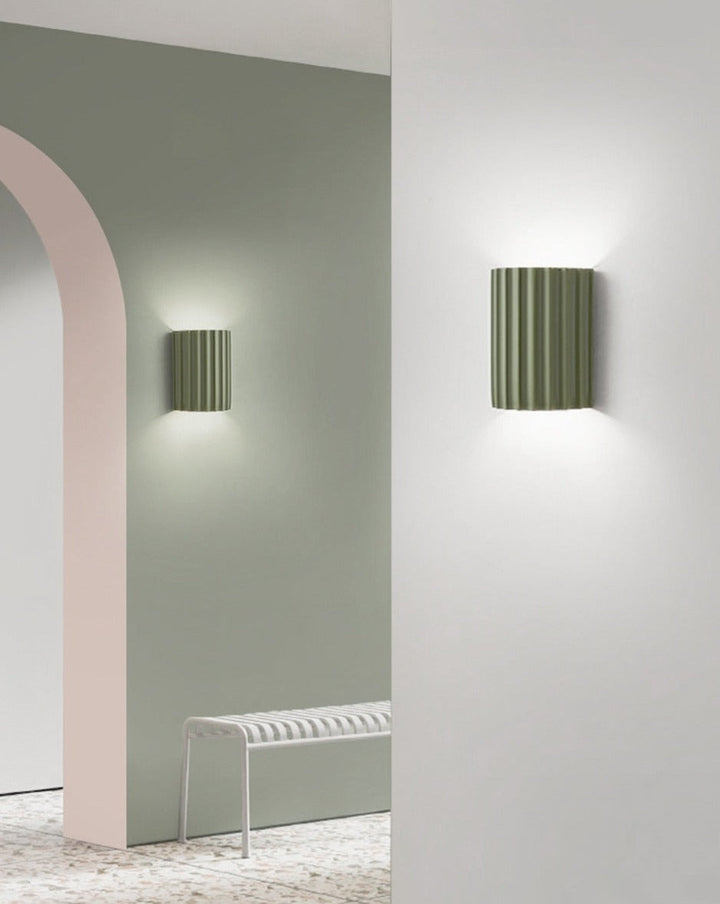 Fällbar färg Resin LED Vägglampa