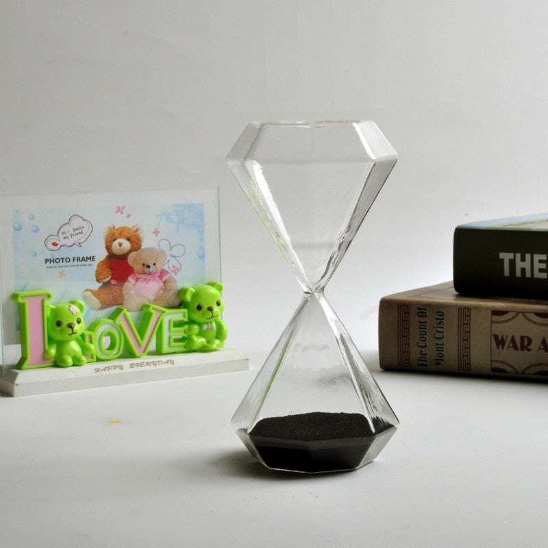 5–60 Minuters diamant timglas, timglas, timglas, barnens gåva, timglas, heminredning, finns i flera färgalternativ