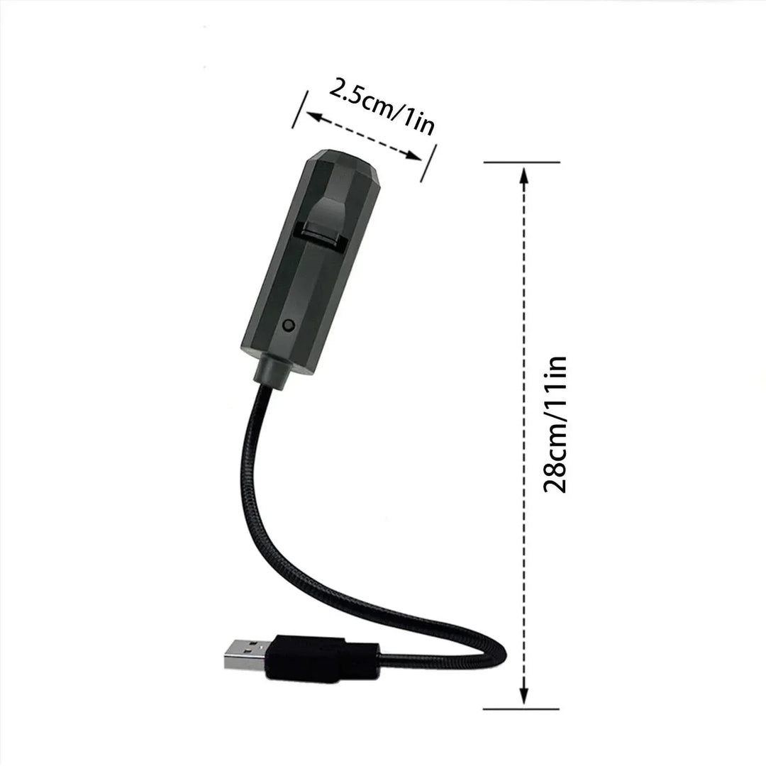 Skalleprojektion Nattlampa med USB-ström