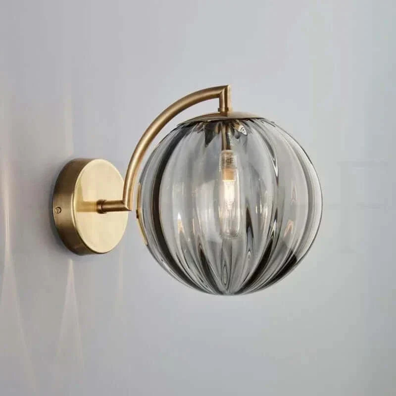 Färgglad Glas Modern Vägglampa