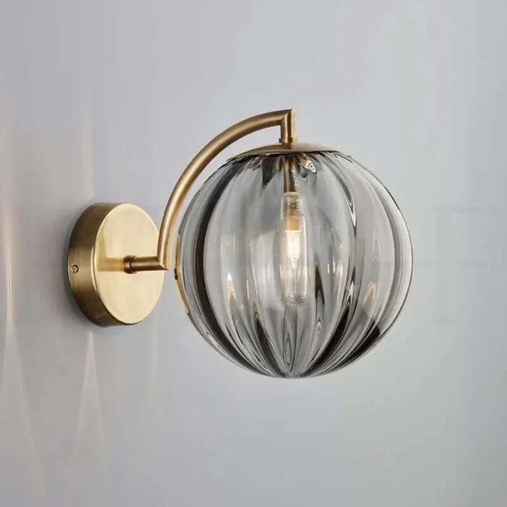 Färgglad Glas Modern Vägglampa