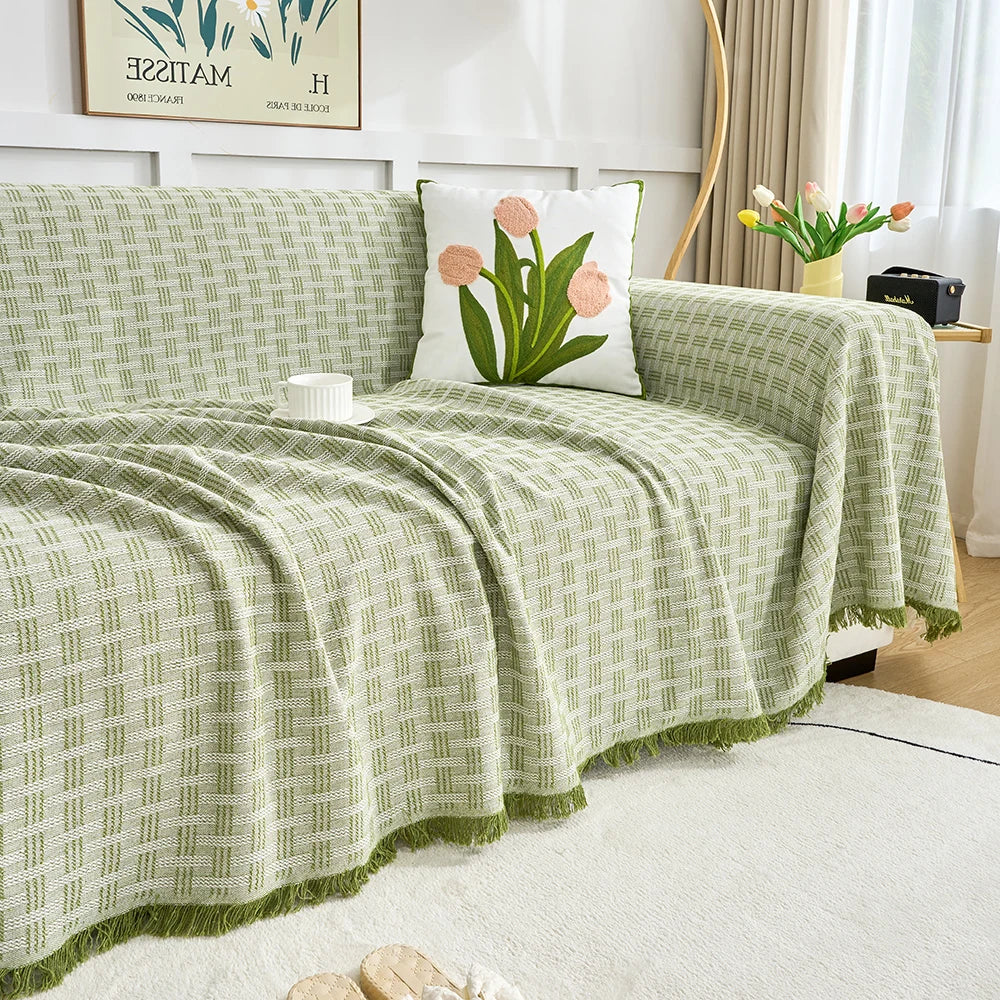 DualComfort Vändbar Sofföverdrag – Stilig, Tvättbar Soffskydd för 3–4 Sits Soffor