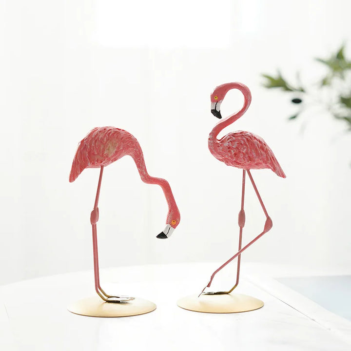 Nordisk Flamingo Figur Figur Staty Skulptur Vardagsrum Kontor Bröllop Fest Dekorationer Heminredning Dekorationsaccessoarer