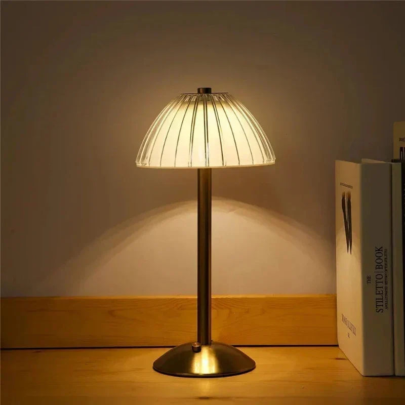 Trådlamp LED-bordslampa med tre färglägen och dimmerfunktion