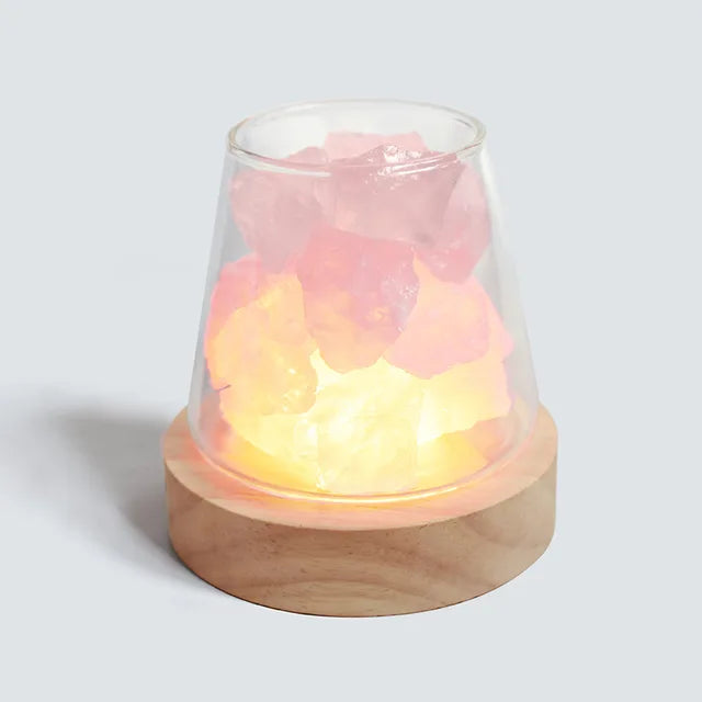 Himalaya Saltlampa - Kristall Nattlampa &amp; Aromaterapidiffuser