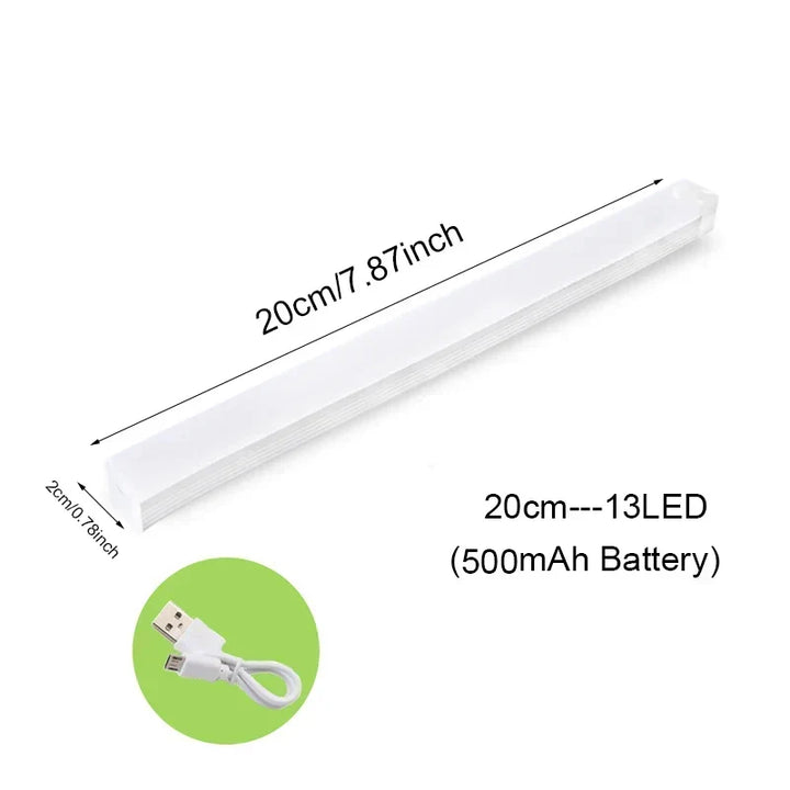 Trådlös LED Rörelsesensor Nattlampa för Kök, Sovrum, Garderob, Trappa och Skåpbelysning