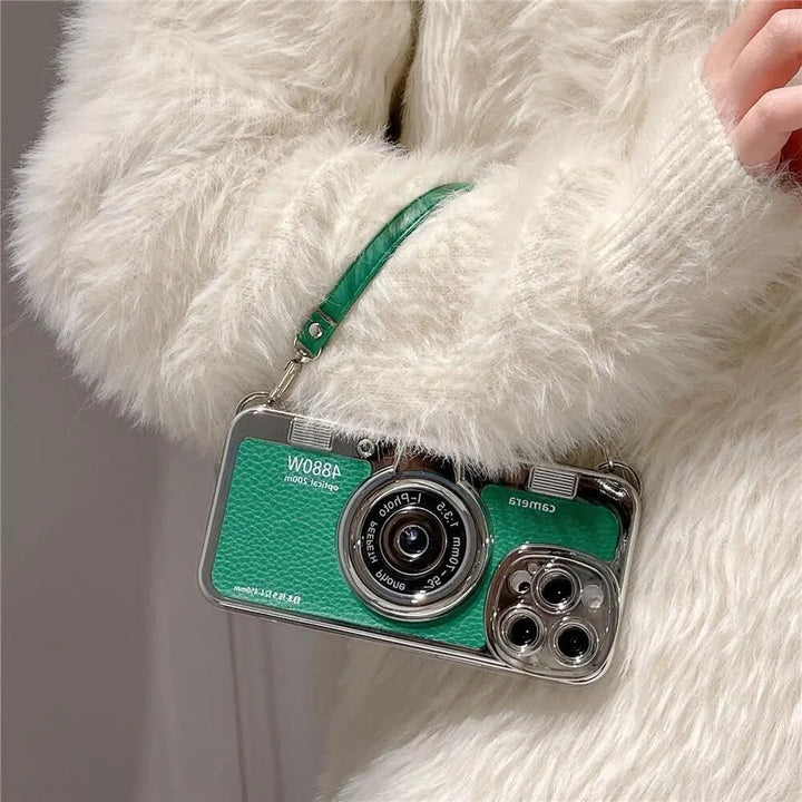 Tidlös Flash Kamera-Inspirerad iPhone Fodral