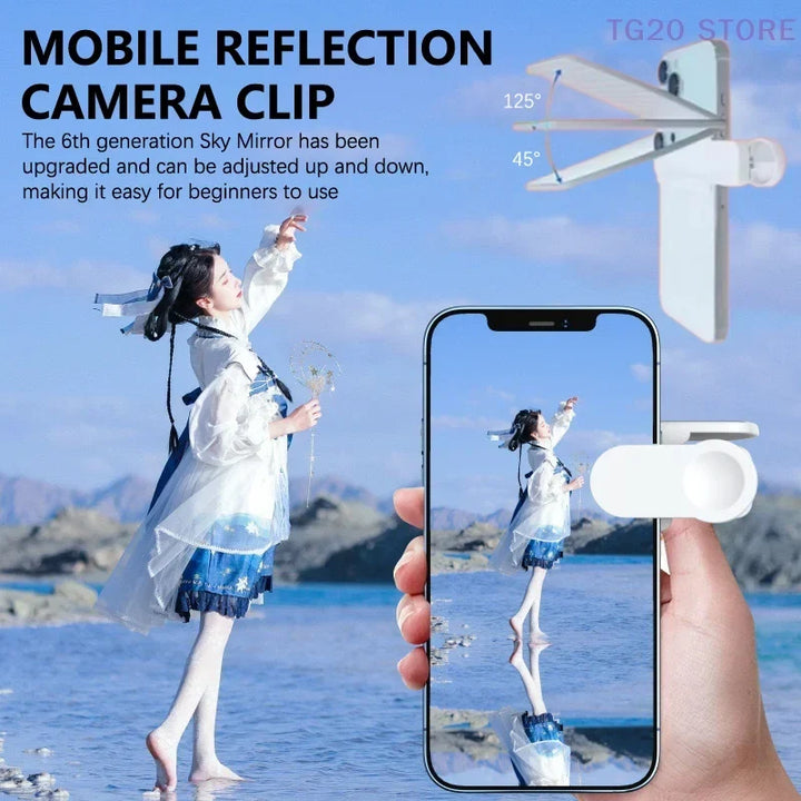 Telefonkameraspegelreflektionseffektklippkit