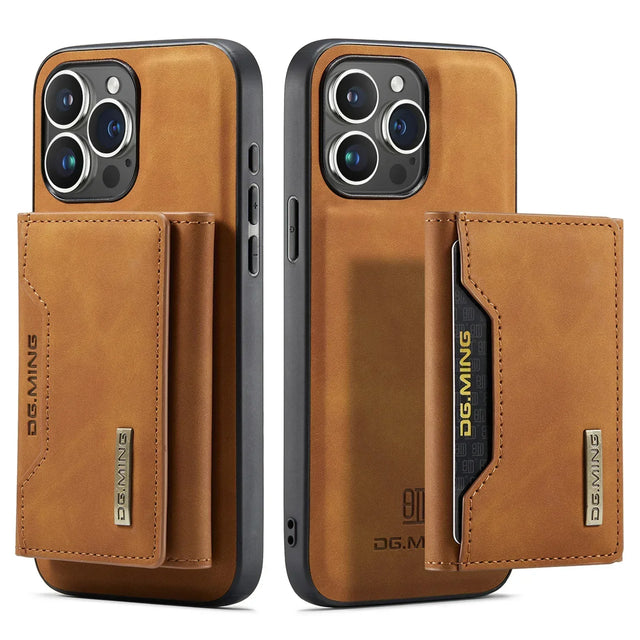 2-i-1 iPhone-fodral med avtagbar plånbok