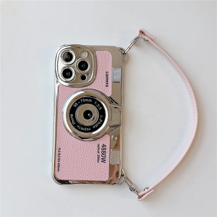 Tidlös Flash Kamera-Inspirerad iPhone Fodral