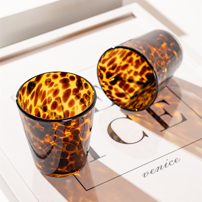 Leopard Retro Dricksglas