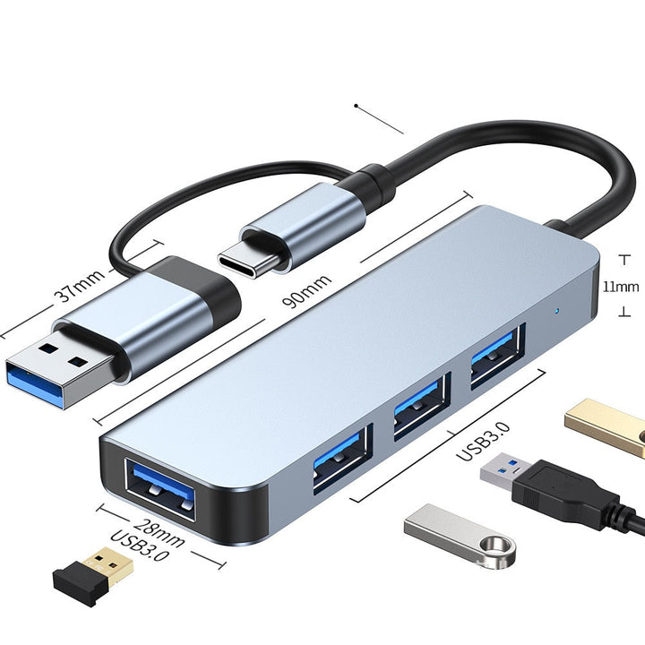 Thunderbolt 3 USB-C Hub med HDMI, PD, SD/TF för MacBook Air M1 och iPad Pro