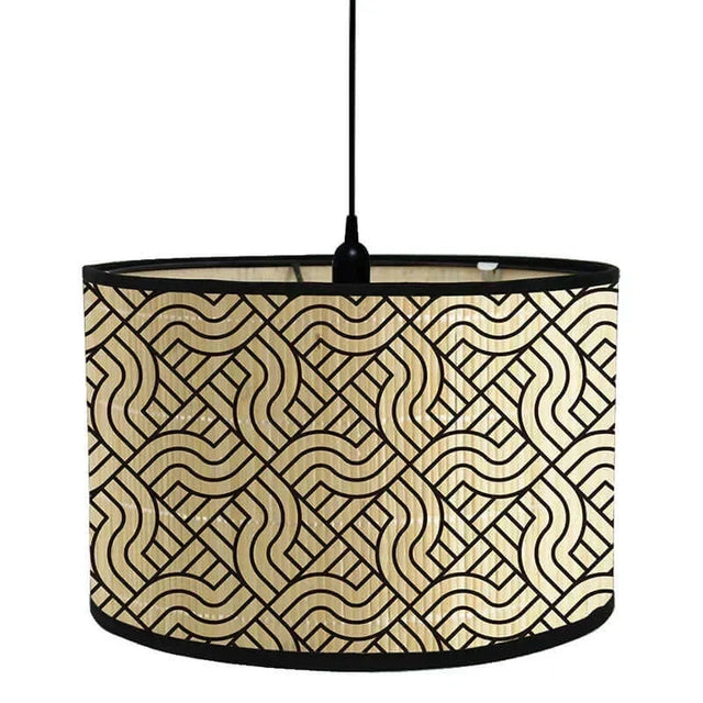 Art Deco Trumlampa Skärm