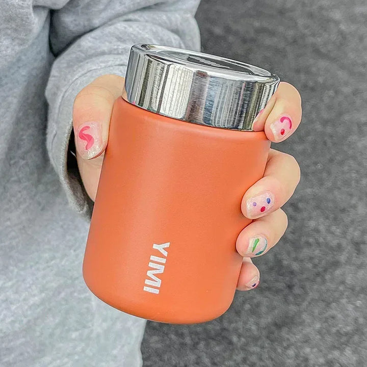 230 ml Mini 316 Rostfritt Stål Bärbar Termos - Fickvakuumburk