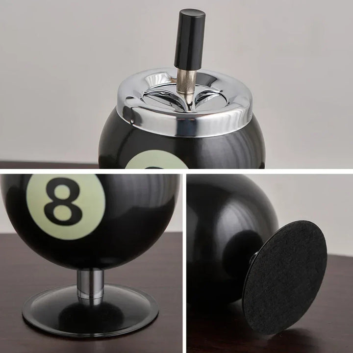 Metall Billiard Askfat