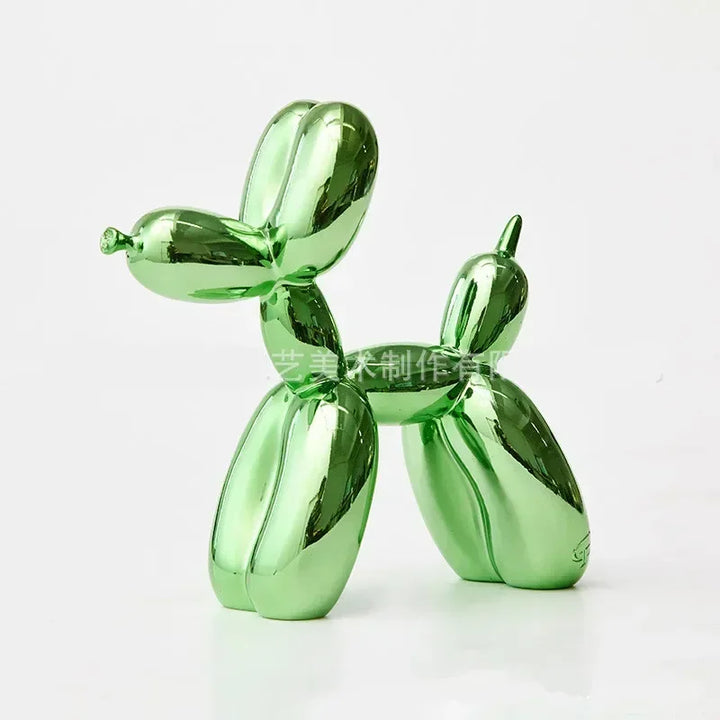 Nordisk Ballonghund Skulptur Resin Djur Ornament Konst Skulpturer och Figurer Hantverk Heminredning Rum Skrivbordsaccessoarer