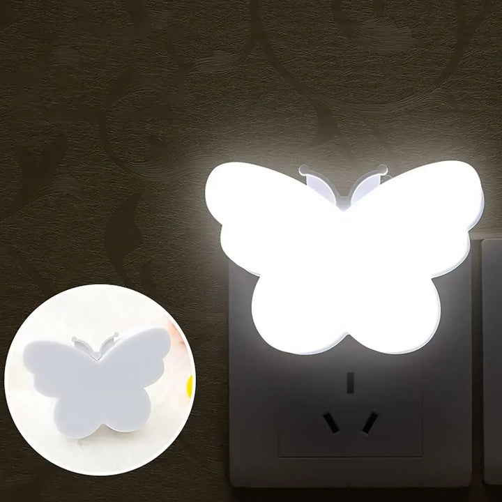 GlowEase LED Nattlampa | Automatisk Ljus Sensor | Varm Vit Komfort Ljus