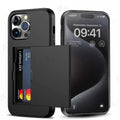LuxShield iPhone-fodral med kortfack | Slim Design | Kortförvaring | Skydd och stil