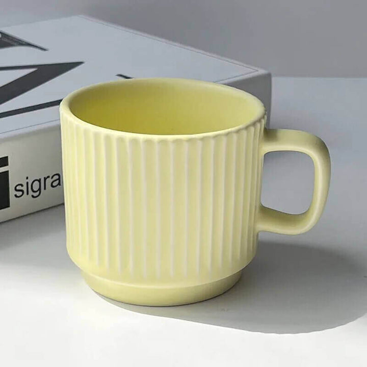 Stor Retro Keramisk Mugg