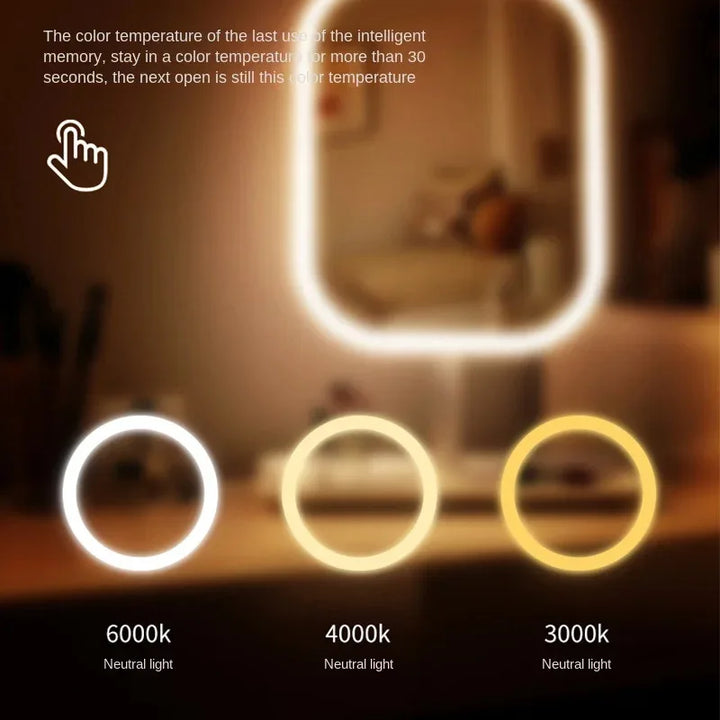 LED Makeup Spegel Lumiéra | 3 Ljuskällor | Touchkontroll | Modern Design