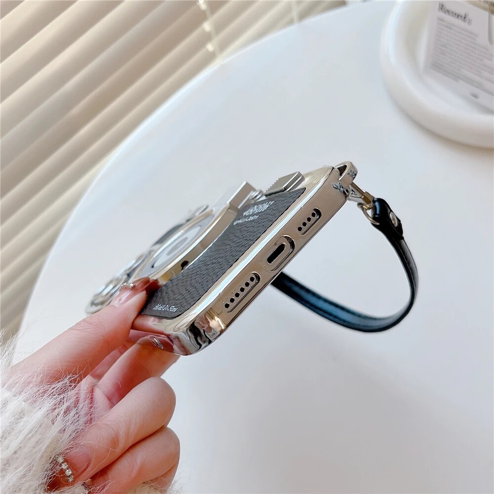 Tidlös Flash Kamera-Inspirerad iPhone Fodral