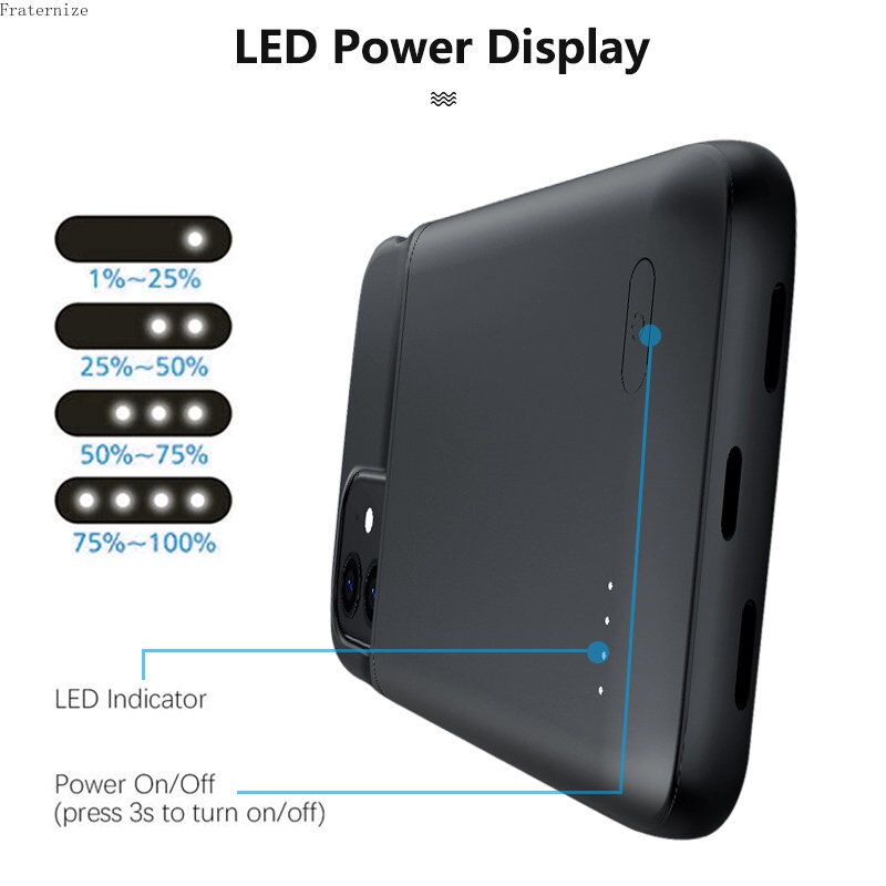 Power Bank Laddningsskydd Telefonfodral