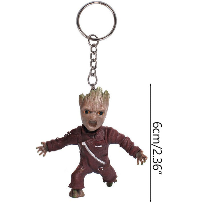 Tecknad Stor Miniatyrfigur: Lekfull Kontorsdekoration