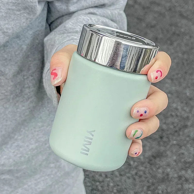 230 ml Mini 316 Rostfritt Stål Bärbar Termos - Fickvakuumburk