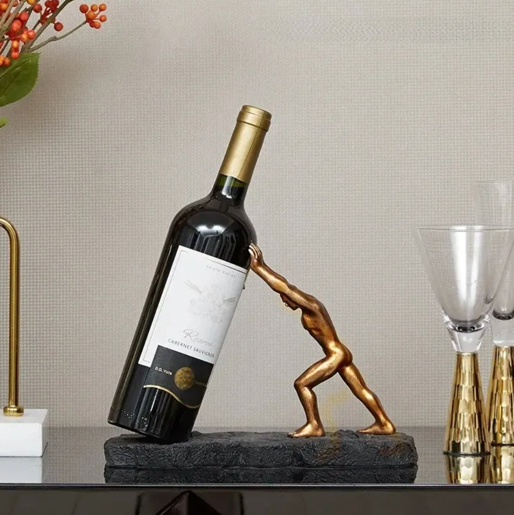 Vinflaskhållare - VinoLux - Premiumdesign - Lyxig ögonfångare