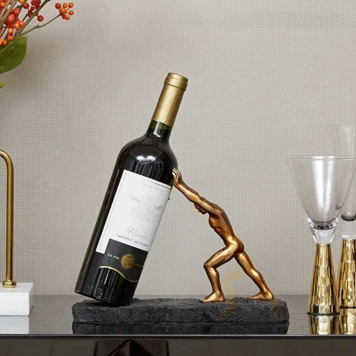 Vinflaskhållare - VinoLux - Premiumdesign - Lyxig ögonfångare