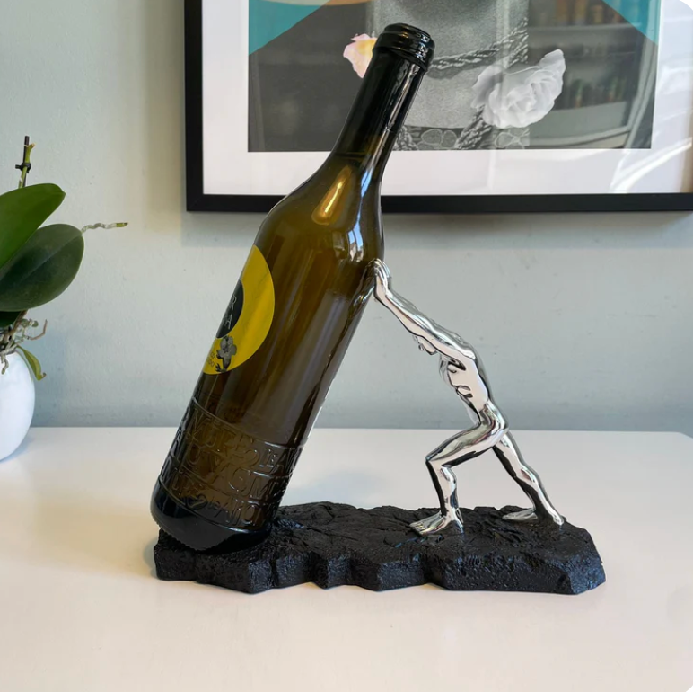 Vinflaskhållare - VinoLux - Premiumdesign - Lyxig ögonfångare