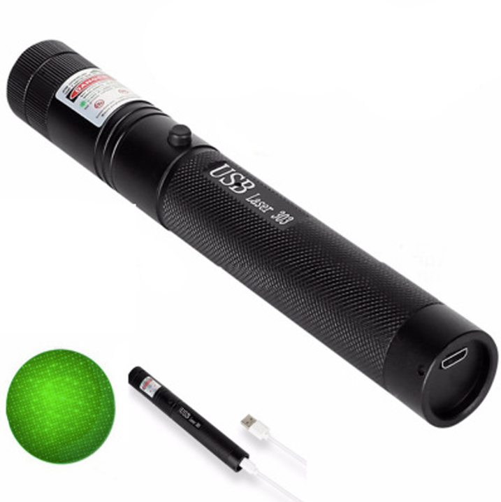 Zelara-Power Laserpekare 303 - Uppladdningsbar synlig USB-laserpekare med hög effekt