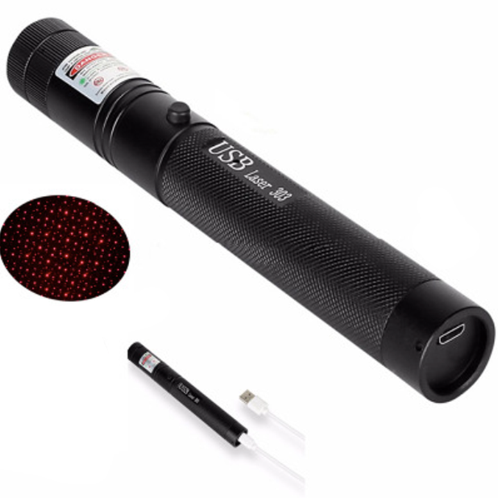 Zelara-Power Laserpekare 303 - Uppladdningsbar synlig USB-laserpekare med hög effekt