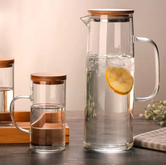 1,2L värmebeständig glasburk